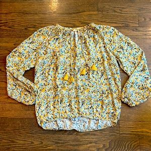 Ramy Brook floral top. Size L